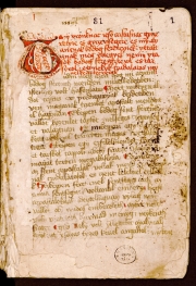 Jókai codex, ca. 1440, fol.1r